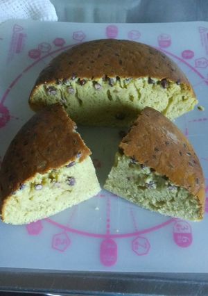炊飯器で抹茶あずきケーキ-レシピのメイン写真
