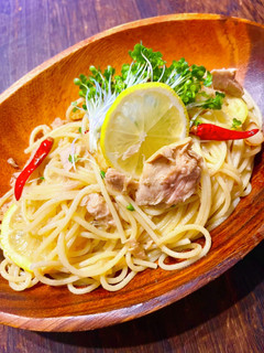 ツナとレモンのペペロンチーノ-レシピのメイン写真