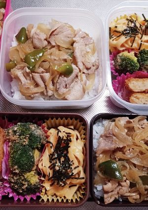 高校生息子、旦那、娘弁当(10/27)-レシピのメイン写真