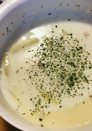 細切りポテトのミルクポタージュスープ-レシピのメイン写真