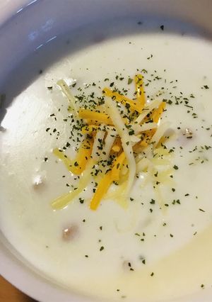 細切ポテトのミルクチーズポタージュスープ-レシピのメイン写真