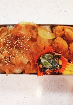 高校生弁当覚え書き95番外編中学生弟弁当-レシピのメイン写真