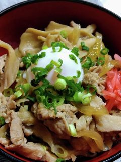 きのこ豚丼-レシピのメイン写真