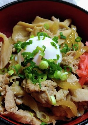 きのこ豚丼-レシピのメイン写真