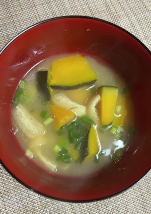 カボチャのほっこり味噌汁-レシピのメイン写真