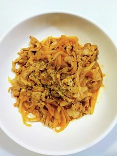 豚コマと玉ねぎの炒め物-レシピのメイン写真