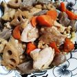 簡単♪れんこんと鶏肉の照り炒め