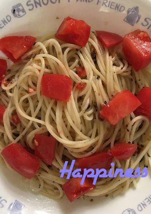 トマトとナッツのインスタントパスタ-レシピのメイン写真
