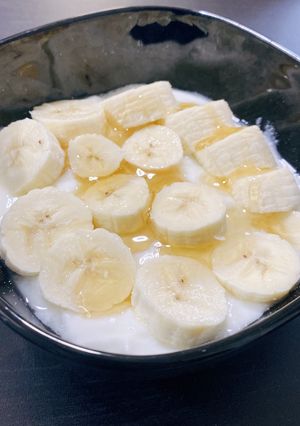 牛乳豆乳がない朝♪簡単時短オートミール-レシピのメイン写真