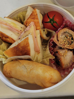 お弁当簡単おかず☆はんぺんハムチーズ焼き-レシピのメイン写真