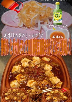 美味ドレとPレモンで四川麻婆豆腐焼きそば-レシピのメイン写真