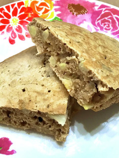 りんごとミロのホットケーキ♪-レシピのメイン写真