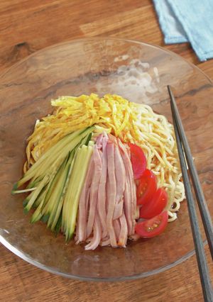 夏にピッタリ！ごま油たっぷり冷やし中華-レシピのメイン写真