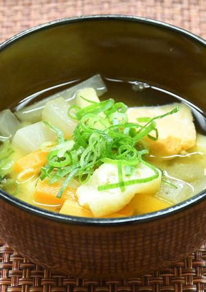 かるしお®　鮭と野菜のおみそ汁-レシピのメイン写真