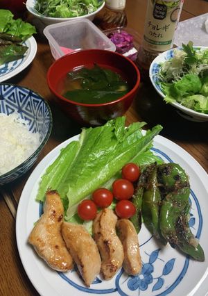 油少なめ、柔らか胸肉ソテー定食☆-レシピのメイン写真