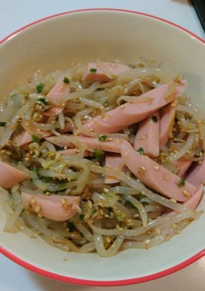 簡単！節約♪もやし＆魚肉ソーセージナムル-レシピのメイン写真