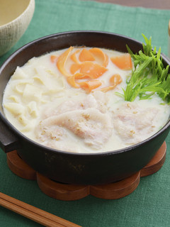 ピーラー野菜で簡単!みそごま豆乳鍋-レシピのメイン写真