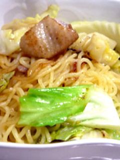 アレンジ鶏塩焼きそば☆柚子風味♪-レシピのメイン写真