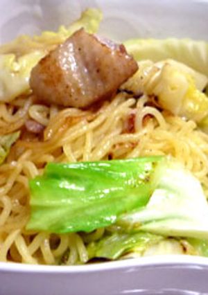 アレンジ鶏塩焼きそば☆柚子風味♪-レシピのメイン写真