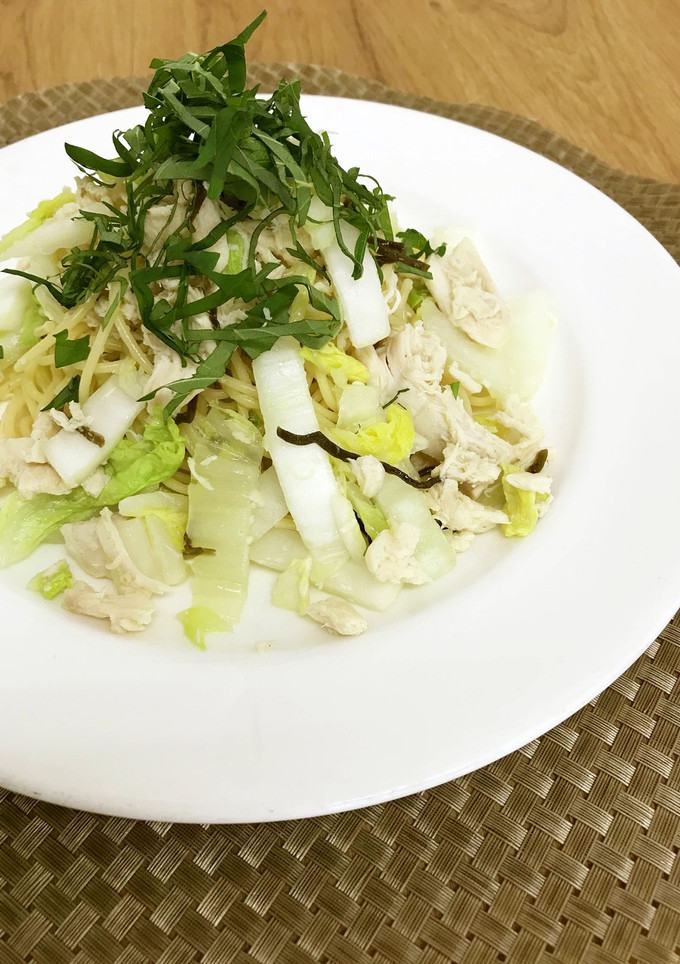 白菜漬け風☆和風パスタ-レシピのメイン写真