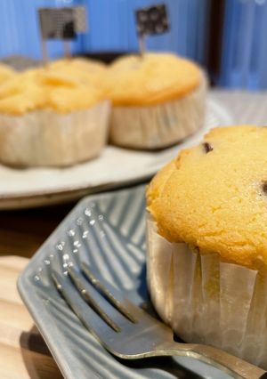 米粉のサクふわチョコチップマフィン♡-レシピのメイン写真