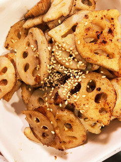 すぐ出来!蓮根だけ!焦がし醤油マヨ蓮根-レシピのメイン写真