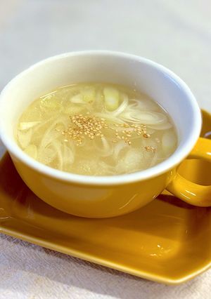 超簡単！具は長ねぎだけのシャンタンスープ-レシピのメイン写真