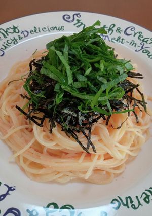 混ぜるだけ！和風明太子スパゲティ-レシピのメイン写真