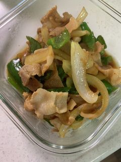 生姜焼き風!玉ねぎとピーマンの豚肉炒め-レシピのメイン写真