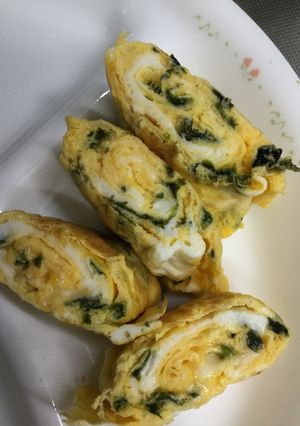 韓国海苔入りの卵焼き-レシピのメイン写真