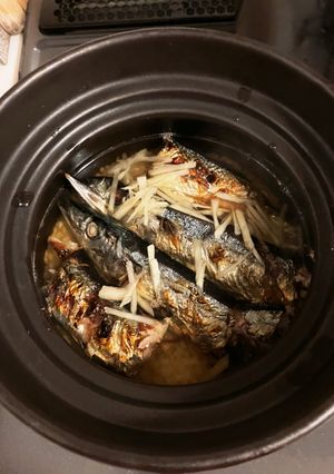 秋！サンマの土鍋炊き込みご飯-レシピのメイン写真
