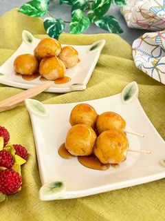 米粉とオートミールのみたらし団子-レシピのメイン写真