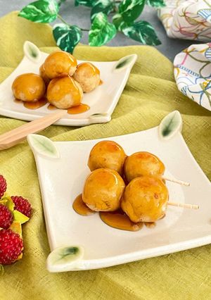 米粉とオートミールのみたらし団子-レシピのメイン写真