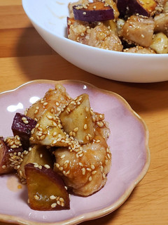 ごぼうと鶏肉のごまがらめ-レシピのメイン写真