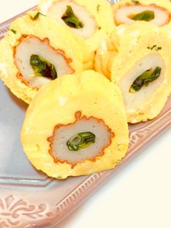 マグカップで作るネギ入りちくわの卵焼き-レシピのメイン写真