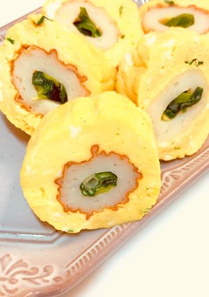 マグカップで作るネギ入りちくわの卵焼き-レシピのメイン写真