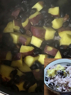 黒豆とさつまいもの炊き込みご飯☆いも最高-レシピのメイン写真