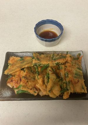 米粉で作るキムチチヂミ-レシピのメイン写真