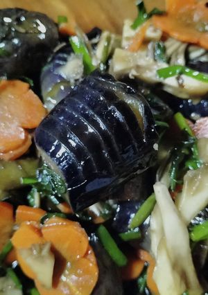 厨房ばあばぁ！茄子と野菜の醤油炒め。-レシピのメイン写真