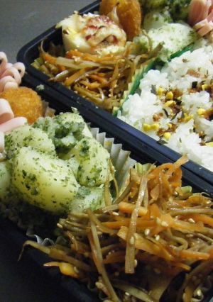 お弁当に♪じゃがバタの青海苔からめ-レシピのメイン写真