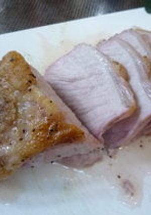 簡単！本格！豚肉の塩釜焼き風チャーシュー-レシピのメイン写真