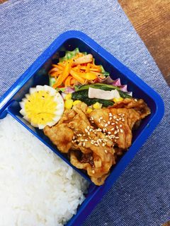 【お弁当】豚コマ 焼肉タレ炒め-レシピのメイン写真