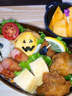 娘のハロウィンお弁当 R4.10.28-レシピのメイン写真