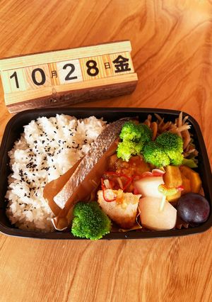 2022.10/28 中学生男子お弁当-レシピのメイン写真