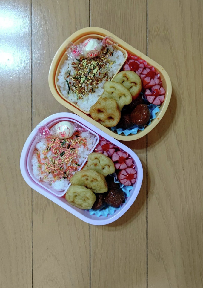 お弁当 双子 記録用⒂-レシピのメイン写真