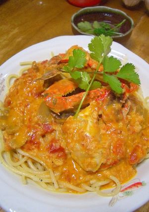☆蟹のトマトクリームパスタ☆-レシピのメイン写真