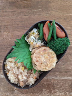 JK☆鶏ごぼうの和風弁当♪-レシピのメイン写真