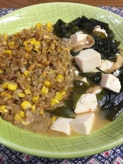 味噌スープ炒飯-レシピのメイン写真