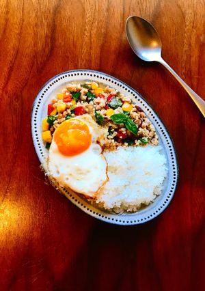 お昼にチャチャっと ガパオライス-レシピのメイン写真