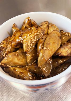 簡単に作れる☆ごぼうの甘辛焼き☆-レシピのメイン写真